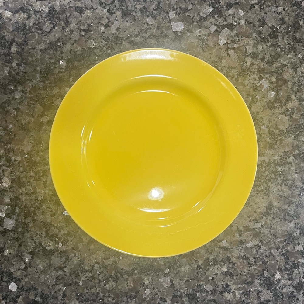 Two Vintage Franciscan El Patio 9 1/4" Yellow Plates